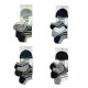 RUINUR Ανδρικές Σετ κάλτσες σοσόνια 12ζευγ 2082 - Μαύρο/Λευκό/Μπλε/Καφέ/Γκρι