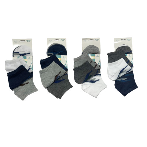 RUINUR  Ανδρικές Σετ κάλτσες σοσόνια 12ζευγ 2078 - Λευκό/Μπλε/ Γκρι