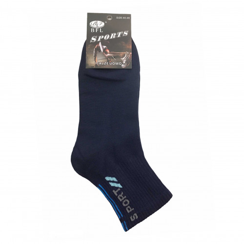 Ανδρική κάλτσα 1 ζεύγος 8091 - Μπλε Σκούρο