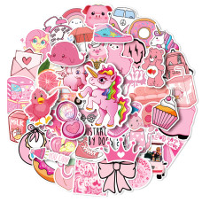 Αυτοκόλλητα Cute Pink 40532 - Ροζ