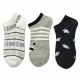 Γυναικείες κάλτσες Σετ 3 ζεύγη QY3WZ1-26-3 - Λευκό/Γκρι/Μαύρο