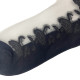 BeYounger Γυναικεία Κάλτσα Με Διαφάνεια 1 Ζεύγος 1112 - Μαύρο/Λευκό