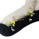 BeYounger Γυναικεία Κάλτσα Με Διαφάνεια 1 Ζεύγος 1182 - Μαύρο/Λευκό