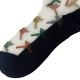 BeYounger Γυναικεία Κάλτσα Με Διαφάνεια 1 Ζεύγος 1198 - Μαύρο/Λευκό
