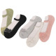 DONGKUN Γυναικείες κάλτσες διάφανες 5 ζεύγη 59229 - Μαύρο/Γκρι/Λευκό/Ροζ Πράσινο