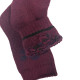 Q&Y Γυναικεία χειμερινή κάλτσα 1 Ζεύγος WZ2-8 - Μπορντό