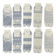 DONGKUN Γυναικείες κάλτσες σοσόνια 10 ζεύγη S-7304 - Σιελ 