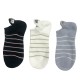 Γυναικείες κάλτσες Σετ 3 ζεύγη QY3WZ1-28-1 - Μαύρο/Λευκό/Μπλε